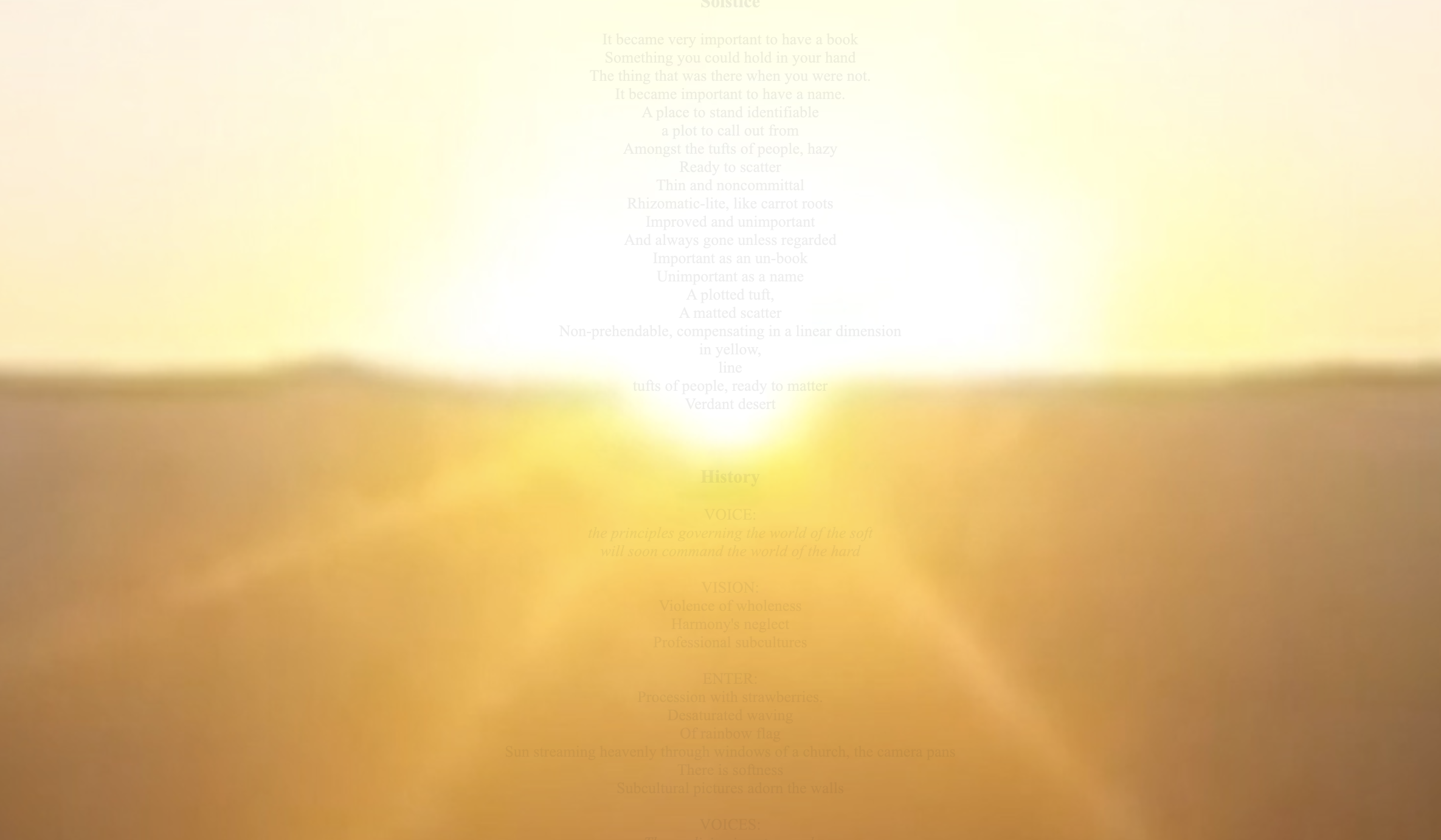 Road Poems